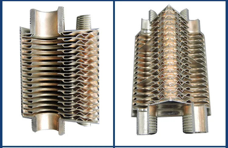 60 пластин паяный пластинчатый теплообменник SUS304 нержавеющая сталь