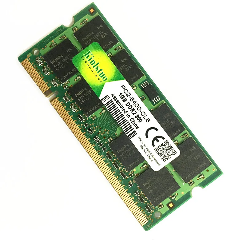 Kinlstuo Новые оптом Rams DDR2 2 ГБ 1 PC 6400 800 МГц память ddr2 ПК 5300 667 sodimm rams для ноутбука полная
