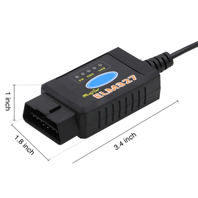USB модифицированный OBD2 ELM327 для Ford MS-CAN HS-CAN Mazda Forscan диагностический сканер Инструменты