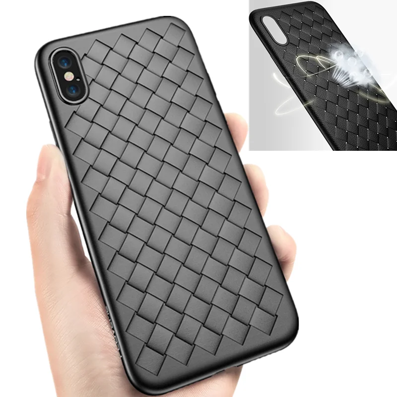 Ультратонкий дышащий чехол из ТПУ для Apple iPhone 5 6 6s Plus 7 8 X XR XS Max|Бамперы| |