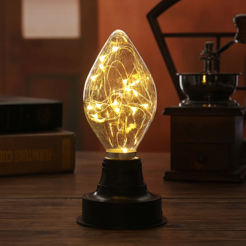 LED Night Light fixtures bedside lamp Christmas Wedding Decoration by USB Battery-Powered | Освещение