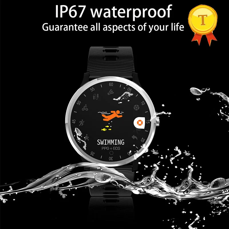 Новый продукт водостойкий IP67 смарт браслет с шагомером для обнаружения ЭКГ