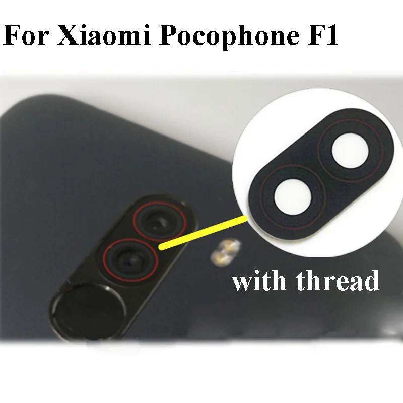 Оригинальный новый для Xiaomi Pocophone F1 задняя камера стекло тест хороший F 1 объектив