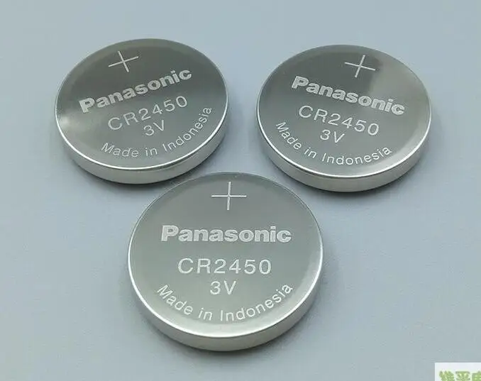 Новый оригинальный аккумулятор 15 шт./лот для Panasonic CR2450 CR 2450 3V литиевый монет часов