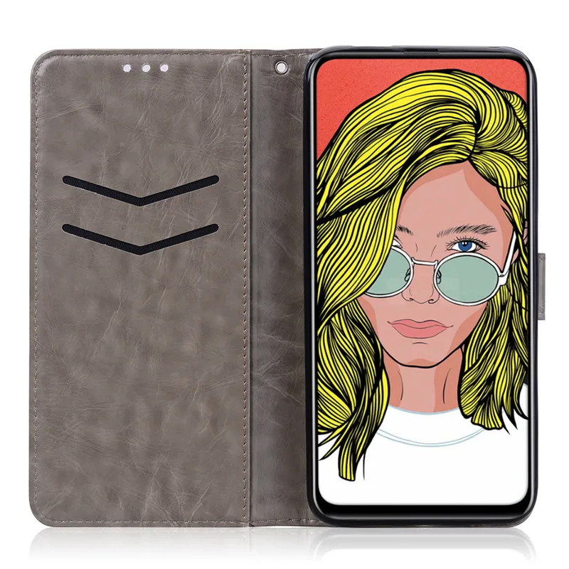 Чехол для huawei P Smart Z, роскошный кожаный кошелек, откидной Чехол для телефона, чехол для huawei P SMART Z, футляр для телефона, Fundas