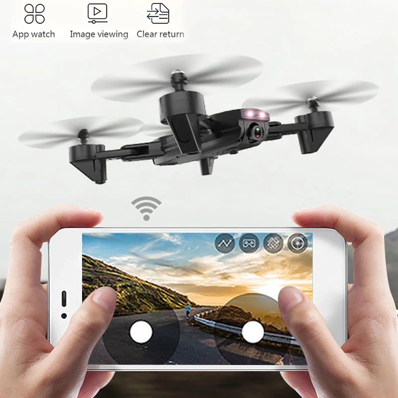 Профессиональный складной гоночный Дрон с Wi Fi FPV камерой 1080P HD профессиональная GPS