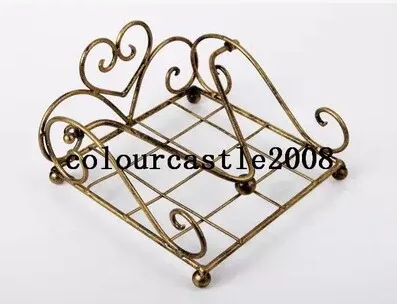 Новый держатель для салфеток из кованого железа коробка Салфетка бумаги