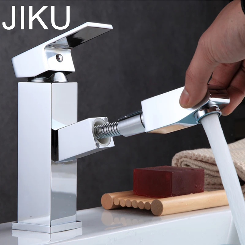 JIKU кухонный кран для ванной комнаты раковины с одной ручкой смеситель одним