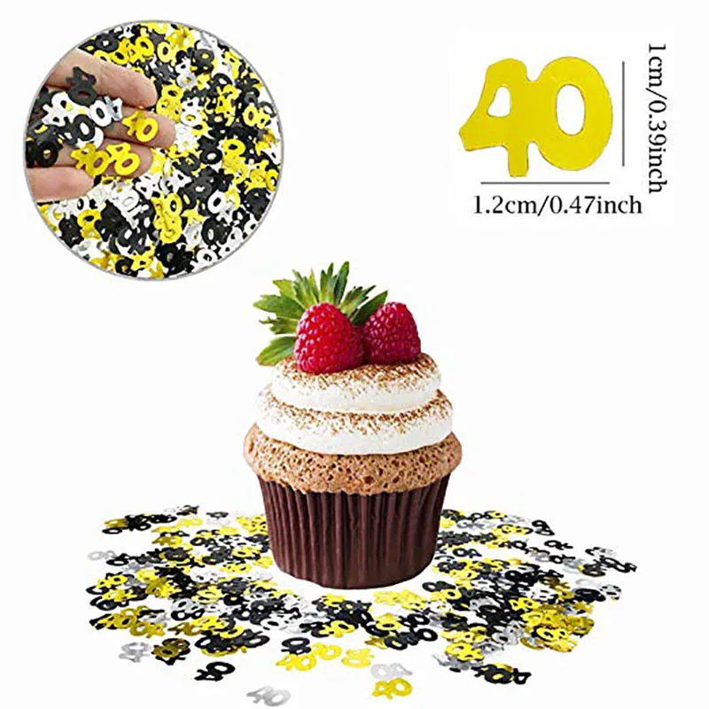 Набор украшений для вечеривечерние в честь 40 го дня рождения мужчин и женщин