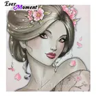 Ever Moment Алмазная картина для женщин Алмазная вышивка мозаика Стразы 5D Сделай Сам полностью квадратные украшения для дома ручная работа ASF1297