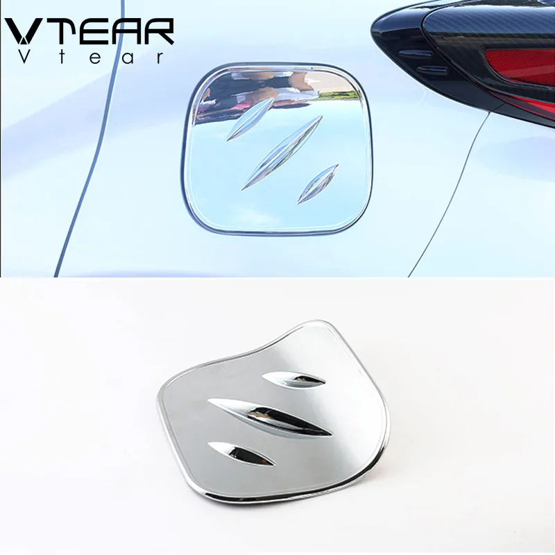 Vtear для Toyota C HR CHR 2017 2018 2019 углеродное волокно автомобильный масляный Топливный Бак