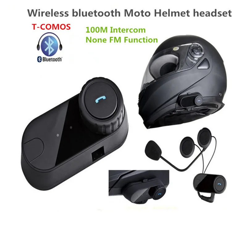 Bluetooth-гарнитура для мотоциклетного шлема водонепроницаемая 100 м 2 шт. | Автомобили