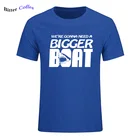 Нам понадобится Большая мужская футболка в стиле ретро с изображением лодки, акулы и челюсти, футболка с рисунком, женская футболка, новые футболки