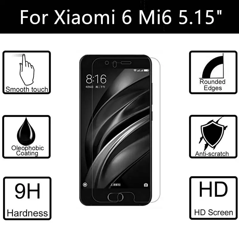 Zerosky 2.5D 0 26 мм 9H закаленное стекло премиум класса для Xiaomi Mi6 Mi 6 M6 защита экрана