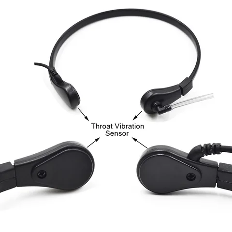 Горловой микрофон XQF для рации Baofeng