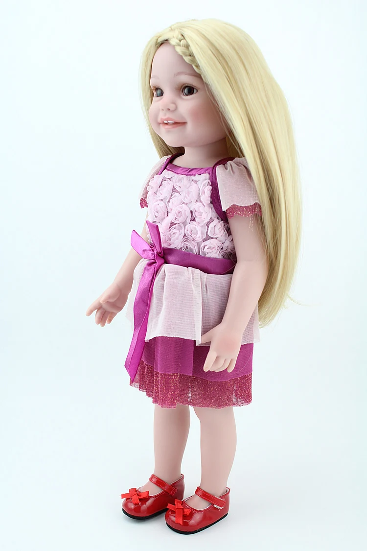 Виниловый 18 дюймов Adora Play Doll Boneca Juguetes с многослойным платьем одежда для детей
