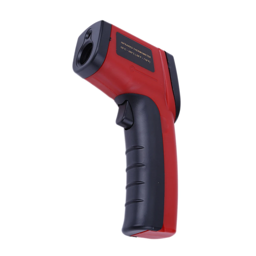 Red Бесконтактный цифровой лазерный инфракрасный термометр GM320-50-380C температурный пирометр ИК лазерный точечный пистолет для домашнего использования в промышленности - Цвет: Red