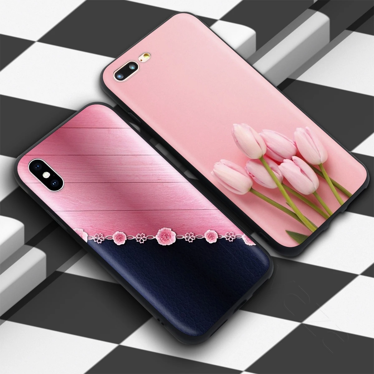 Чехол Lavaza Artist с принтом розовых и золотых роз для iPhone 12 mini 11 Pro XS Max XR X 8 7 6 6S Plus 5 5s se |