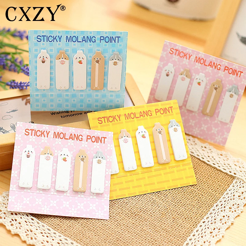 CXZY Potato rabbit sticky notes милый индекс вкладка блокнот планировщик наклейки Скрапбукинг