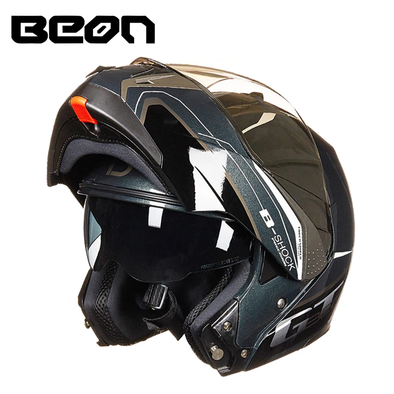 BEON b700 высококачественный мотоциклетный шлем с двойными линзами модульный