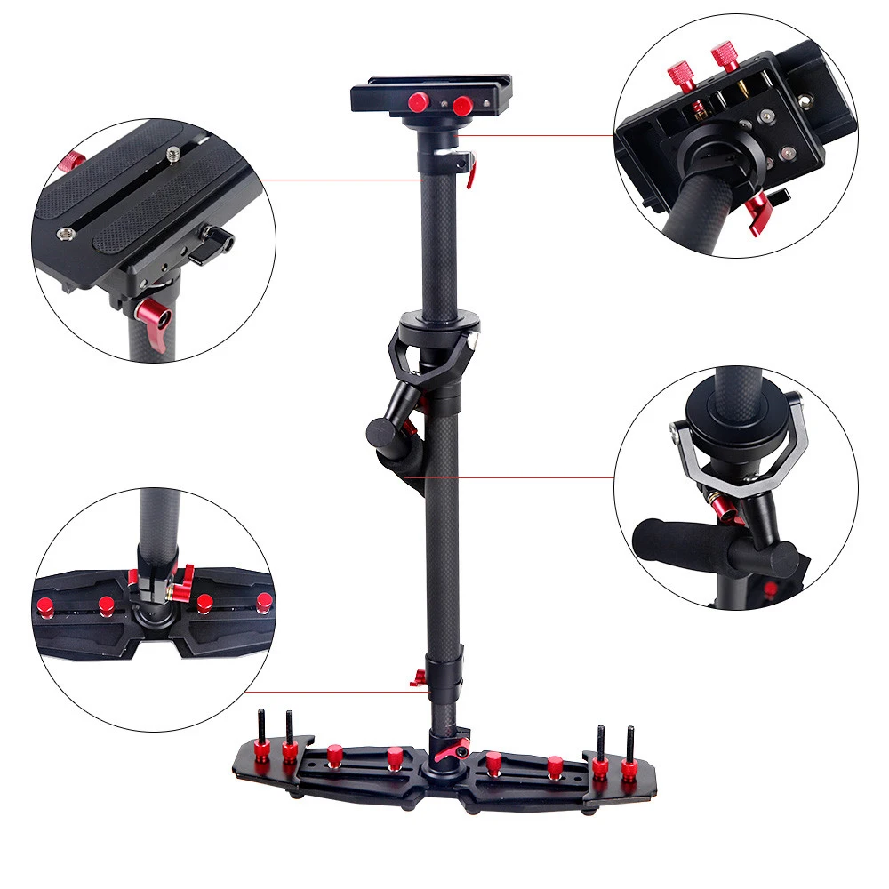 HD2000 камера фото ручной Стабилизатор Steadycam с сумкой для переноски Steadicam Dslr