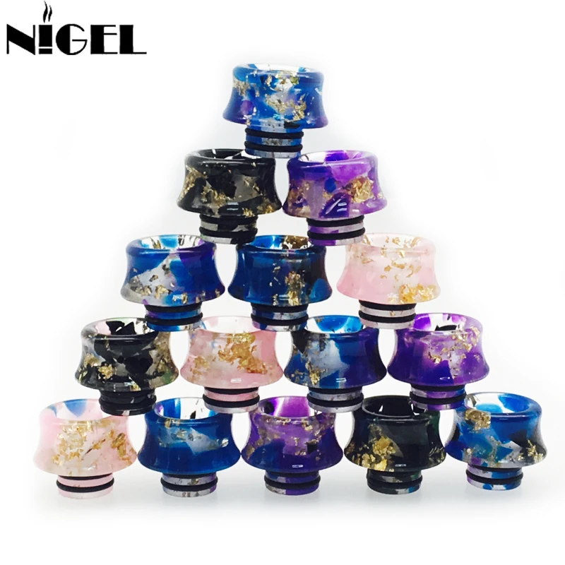 

Nigel 510 Resin Drip Tip with Sky Stars Style Drip Tip Mouthpiece for RDA RTA RDTA Tank Vape Cigarettes Atomizer DIY Accessory