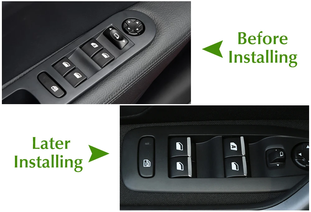 Автомобильные аксессуары оконный переключатель декоративные блестки