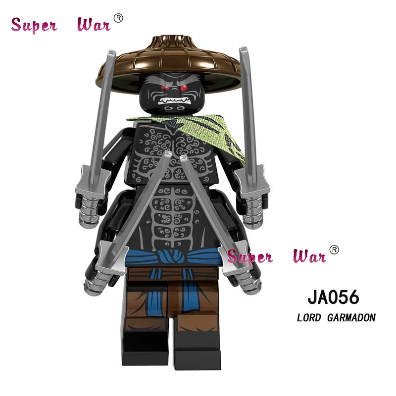 JA056 50 шт. модель строительные блоки серии Action Bone Frakjaw Garmadon скелетные игрушки для детей - Цвет: JA056