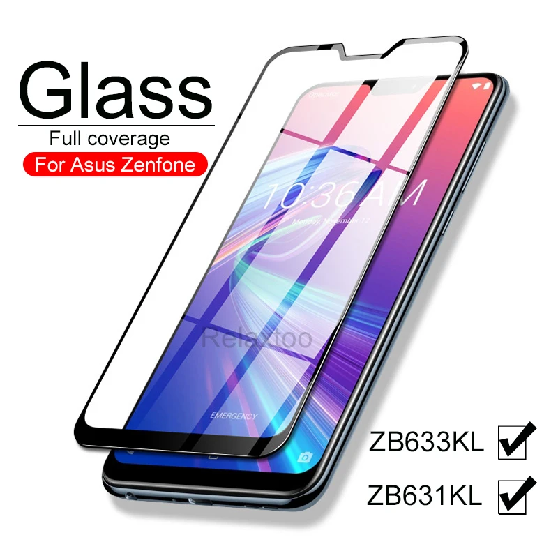Защитное стекло для Asus Zenfone max pro M2 ZB631KL ZB633KL закаленное стеклянная крышка защитная