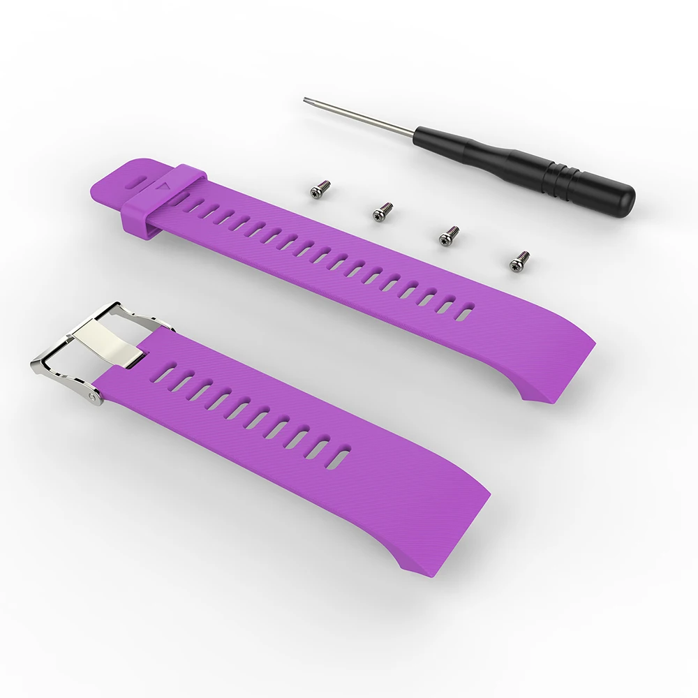 Силиконовый сменный ремешок для наручных часов браслет Garmin Forerunner 35 аксессуары