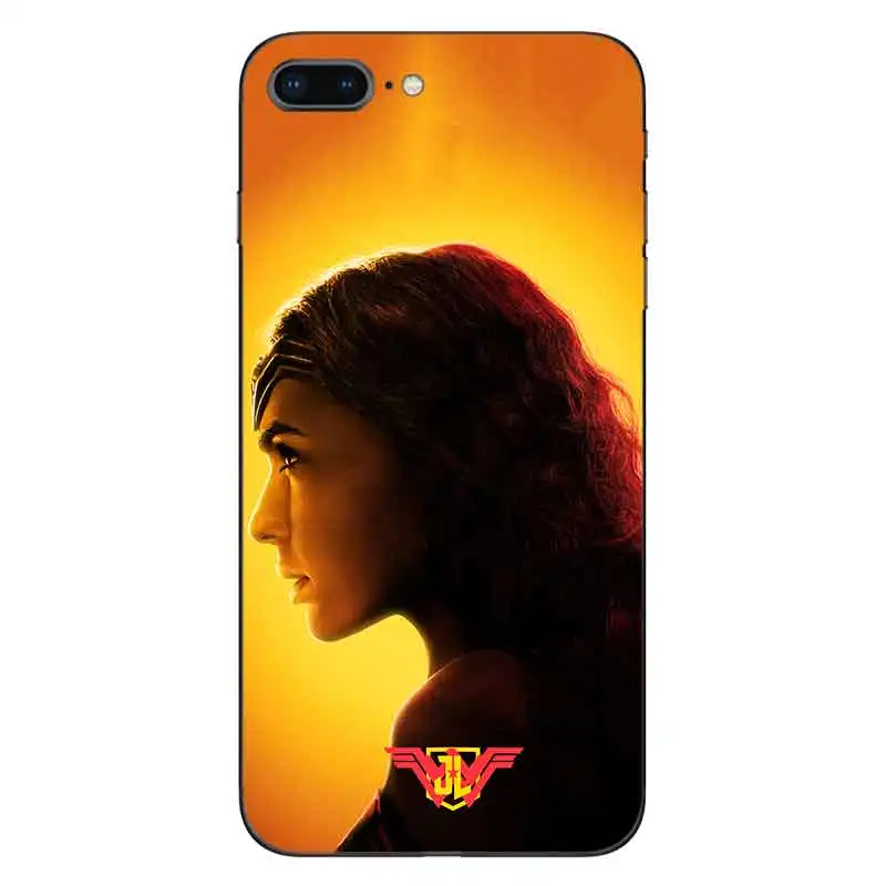 Горячая фильм Лига Справедливости Wonder Woman Мягкие TPU ясно телефон чехлы для huawei P8 P10