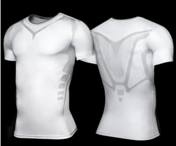 Picture show Для мужчин сжатия ММА Rashguard Фитнес одежда с длинным рукавом Рубашки для мальчиков База Слои кожу жесткой Тяжёлая атлетика футболки - Цвет: Picture show