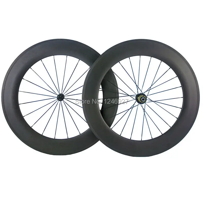 

Light Weight 88mm Clincher Carbon Wheelset 23mm Width Chinese Carbon Fibre Road Wheel Carbon Wheels