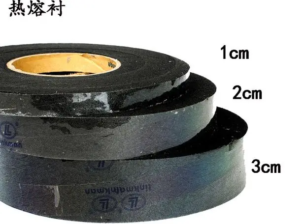Нетканая липкая Двусторонняя подкладка 3 см * 90 ярдов двусторонняя черная белая с