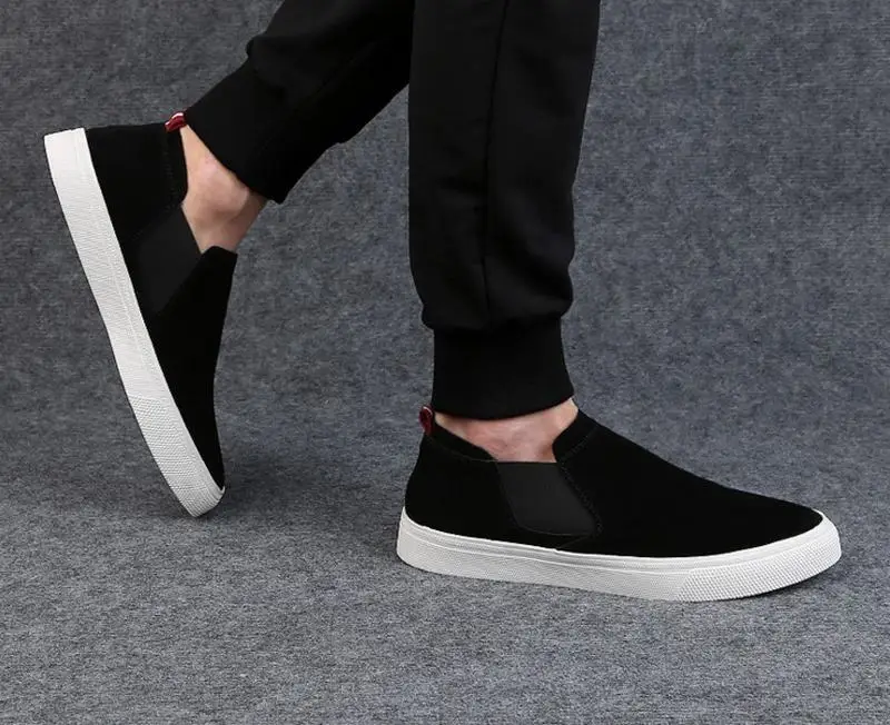 2017 повседневные высококачественные мужские замшевые лоферы без застежки обувь