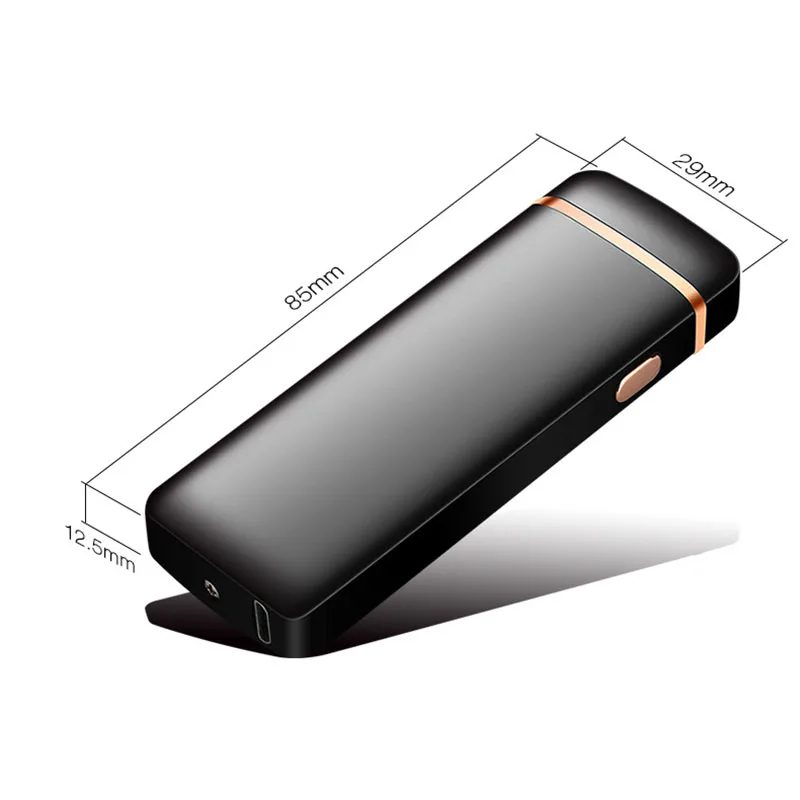 Новинка ветрозащитная USB Зажигалка для зарядки сенсорная Индукционная двойная