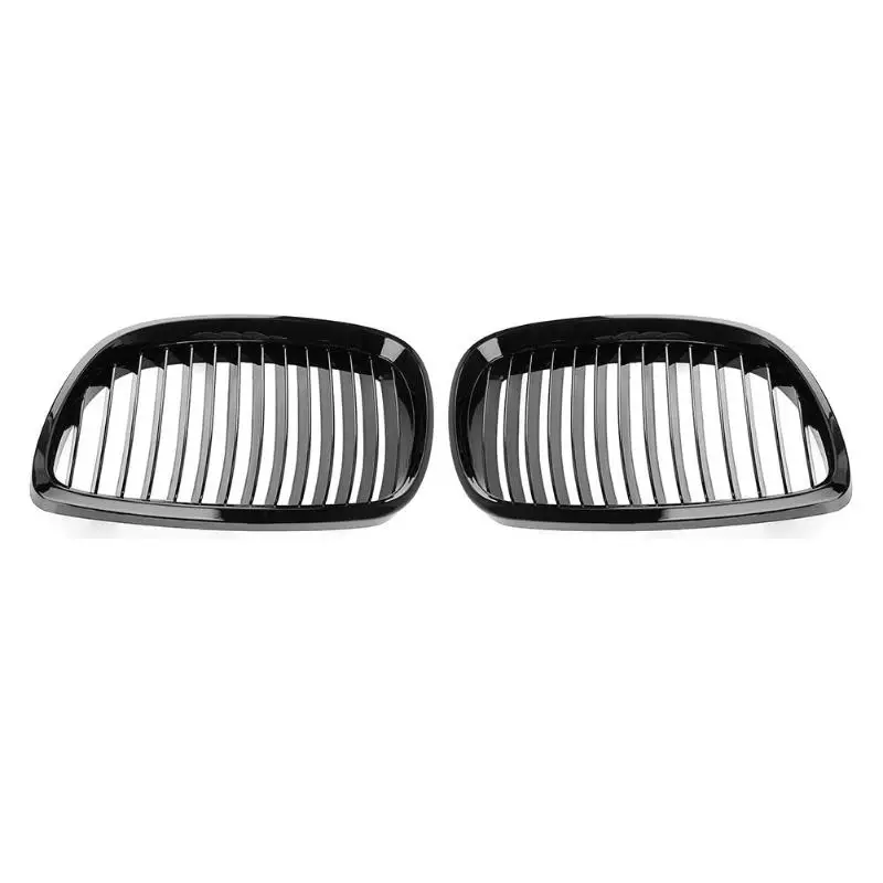 VODOOL 2 шт глянец Черный Передняя ножная решетка гриль для BMW E92 E93 316i 320d 320i 325i 2006-10