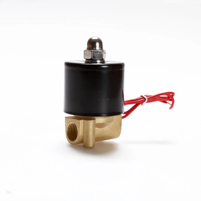 Электрический электромагнитный клапан для воды и воздуха 2 канала 1/2 220 В