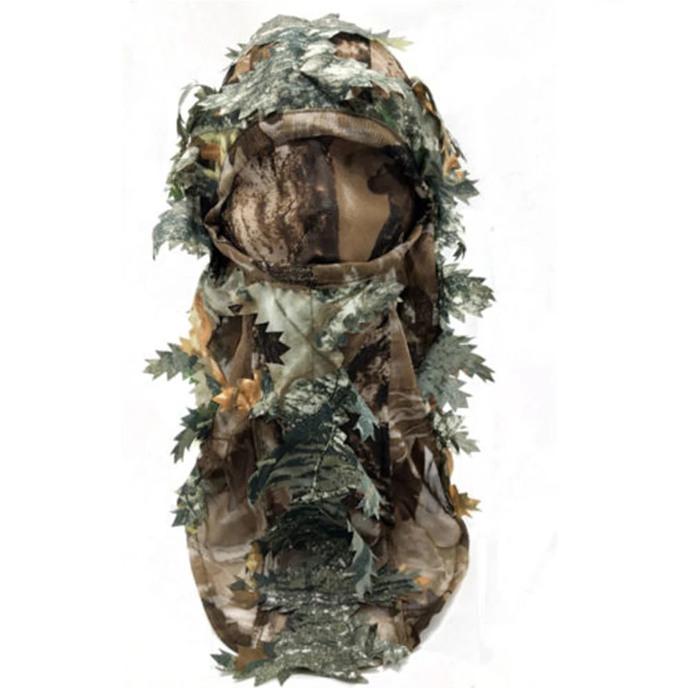 Листья Вудса дышащая маска для рыбалки охоты на открытом воздухе головной убор