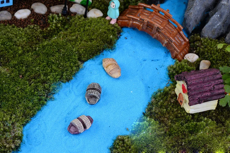 1Pcs Wu Peng ship DIY Resin Fairy Garden Craft Decoration Miniature Micro Gnome Terrarium | Дом и сад