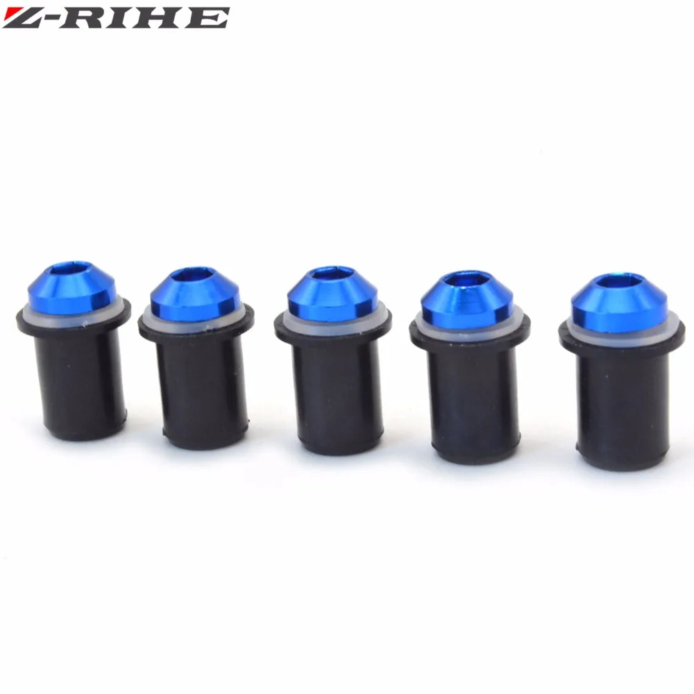 5 мм мотоциклов лобовое стекло Болт Гайка Комплект крепежа для yamaha r1 R3 R6 R25 Kawasaki Ninja