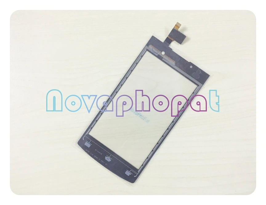 Novaphopat Черный сенсорный экран для Philips S308 сенсор ЖК дисплей Замена экрана +