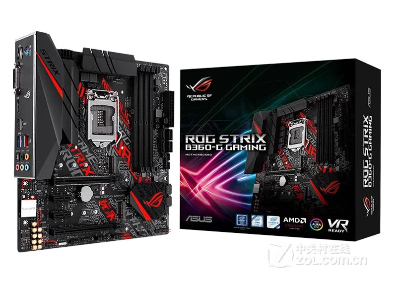 Новая материнская плата ASUS плеер кантри Рог стрикс B360-G GAMING B360 LGA 1151 DDR4 Micro ATX