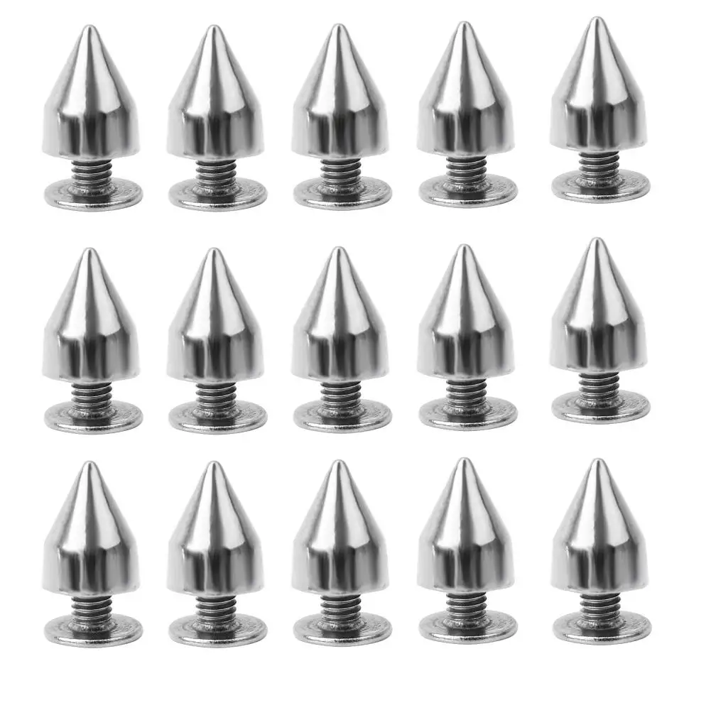 Металлические шипы пули 9 5 мм с заклепками 100 шт. новые кожаные сумки для обуви