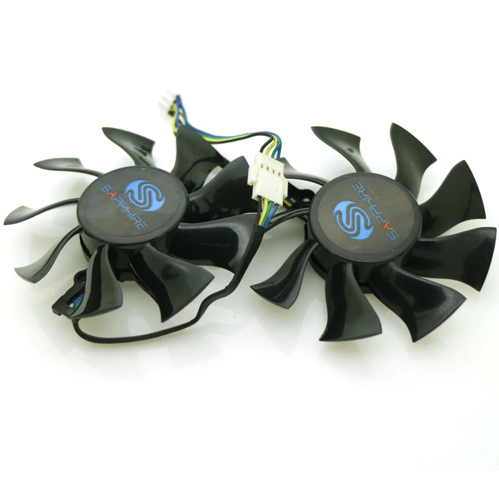 FD8015H12S DC12V 0.32A 74 мм VGA вентилятор для Sapphire HD7750 HD7770 1G 2G видеокарта охлаждающий 4Pin|graphics