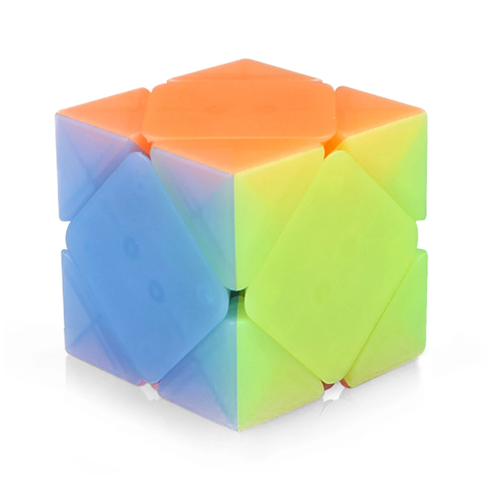 

Qiyi Mofangge QiZheng конфетного цвета, 3x3x3 косой волшебный куб, головоломка, кубики, образовательные игрушки для детей Рождественский подарок