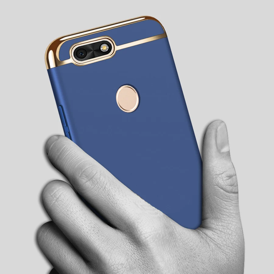 HOTSWEI Case For Huawei Nova Lite 2017 SLA-L22 Luxury Plating Mixed Color Frosted Cover Fundas |