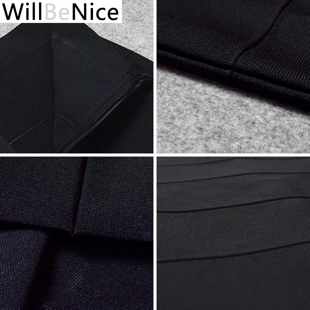 WillBeNice, черный цвет, новинка, высокая ожидание, сексуальные женские короткие полоски, карандаш, XL,, бандажная юбка