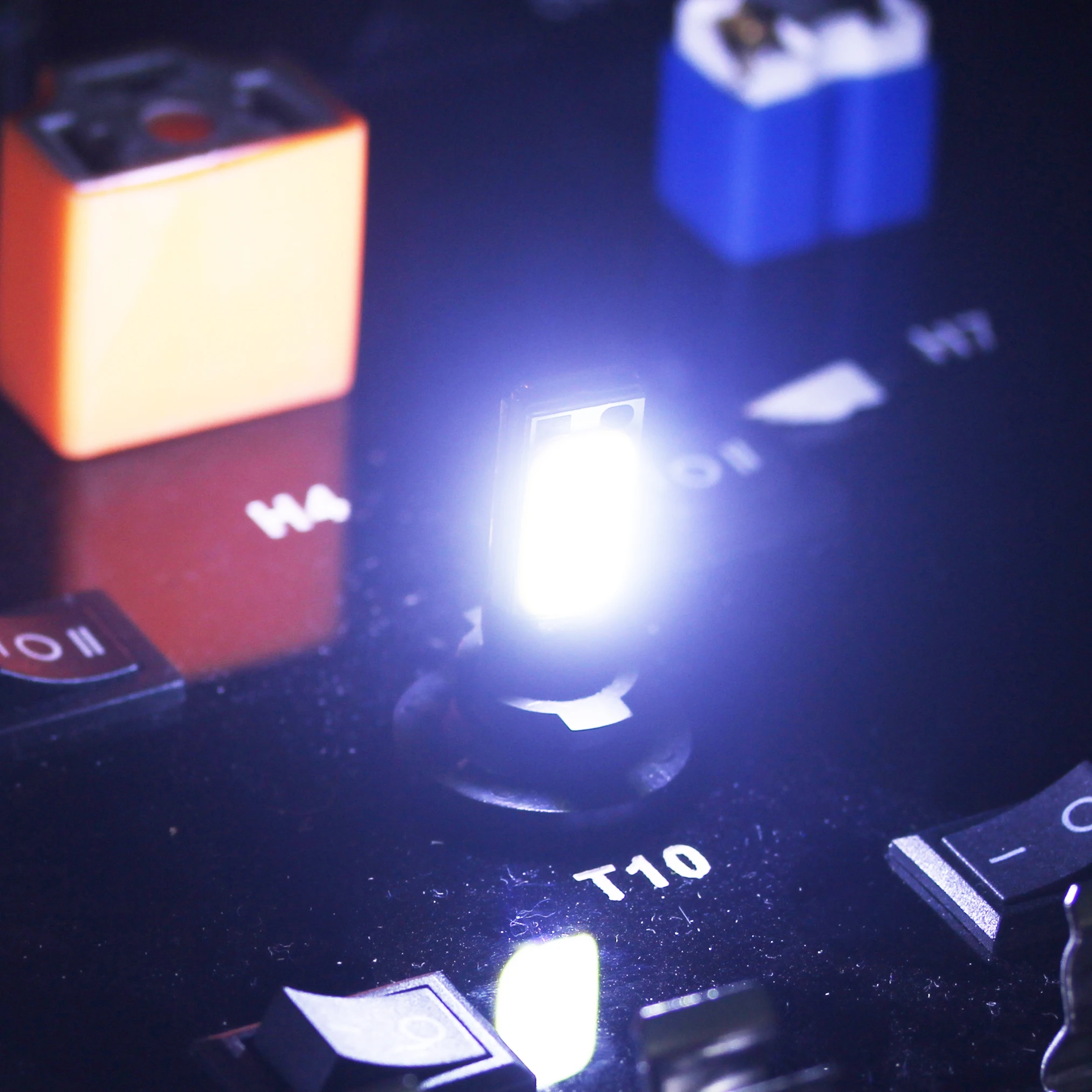 DXZ 2 шт Двухсторонний T10 COB 6smd Автомобильный светодиодный габаритный фонарь для чтения T10(W5W/194) подсветка номерного знака 12В 3 Вт