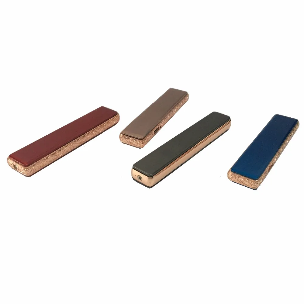 USB аккумуляторная ветрозащитная катушка тонкая зажигалка с usb кабелем для